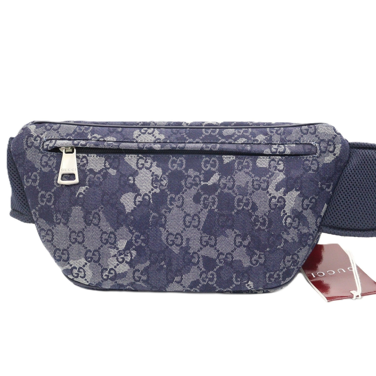 Gucci GG Denim Camouflage Belt Bag 851706