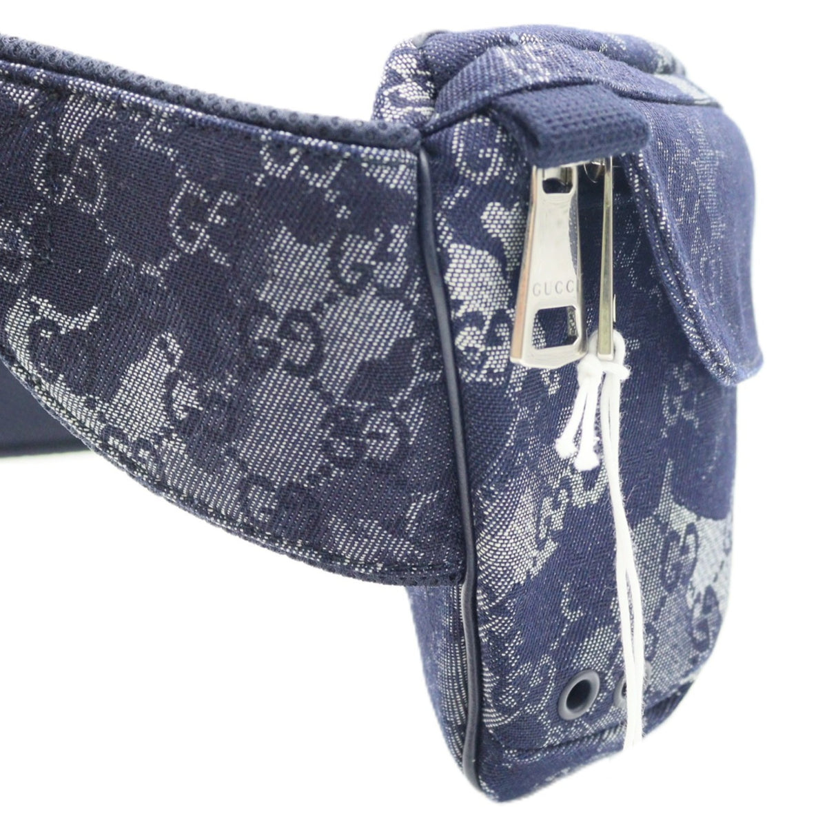 Gucci GG Denim Camouflage Belt Bag 851706