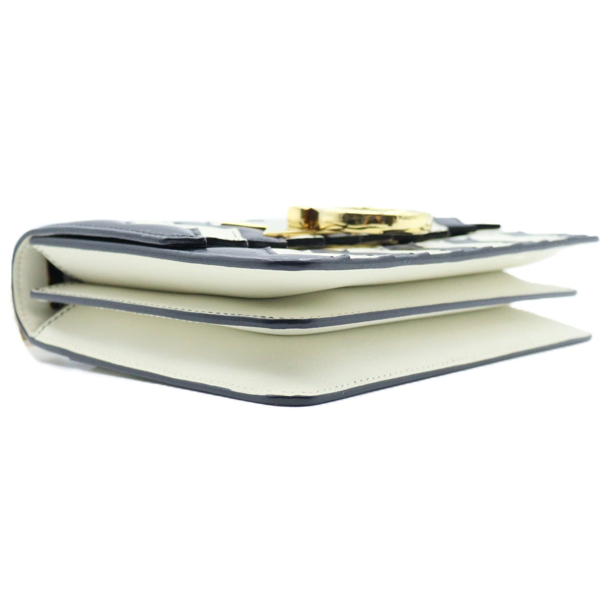 Salvatore Ferragamo Two-tone Zigzag Shoulder bag DH-21 G560