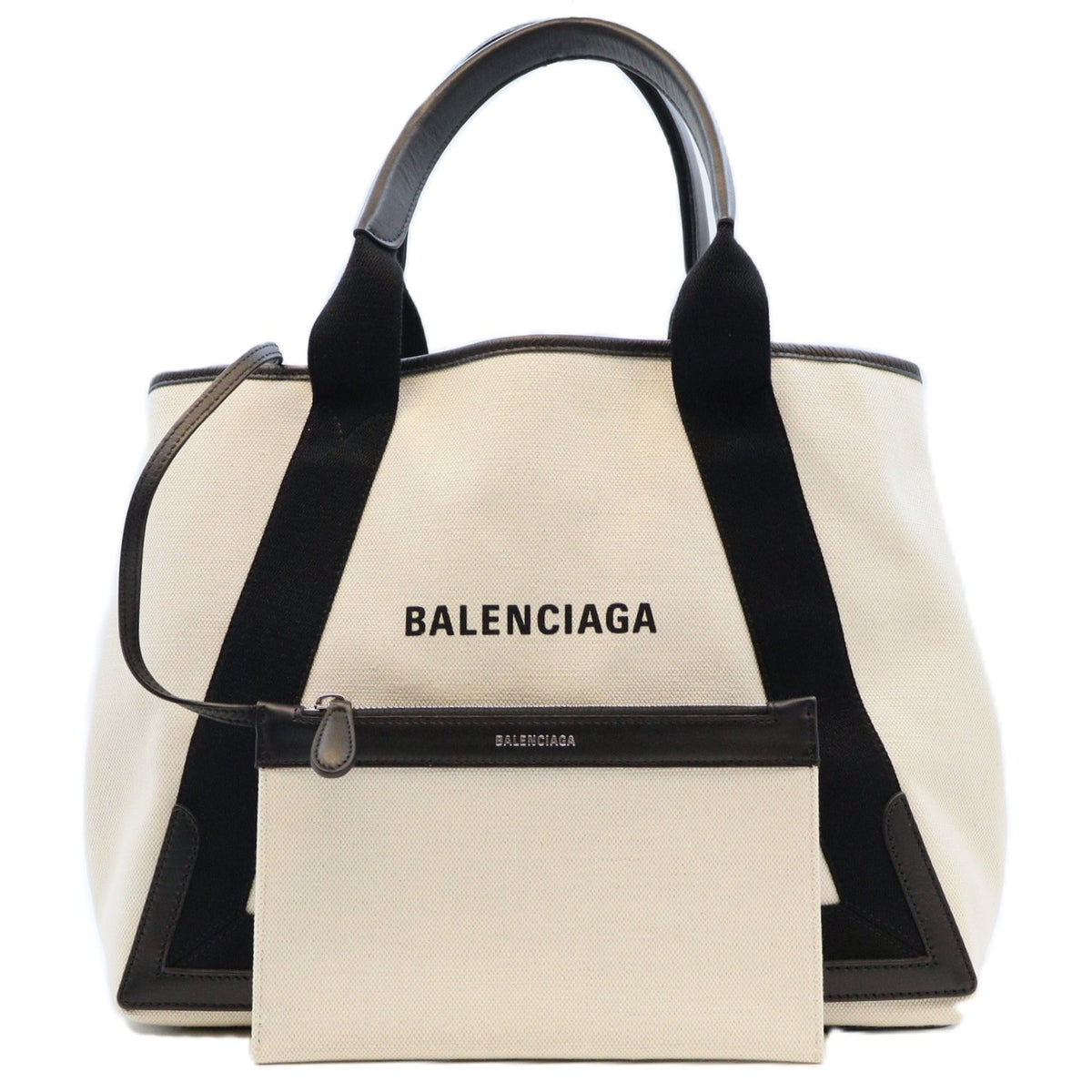 Balenciaga Navy Cabas Medium Tote Bag 581292