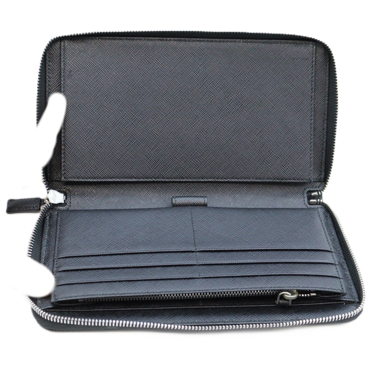 Prada Long Zip Round Wallet 2ML317