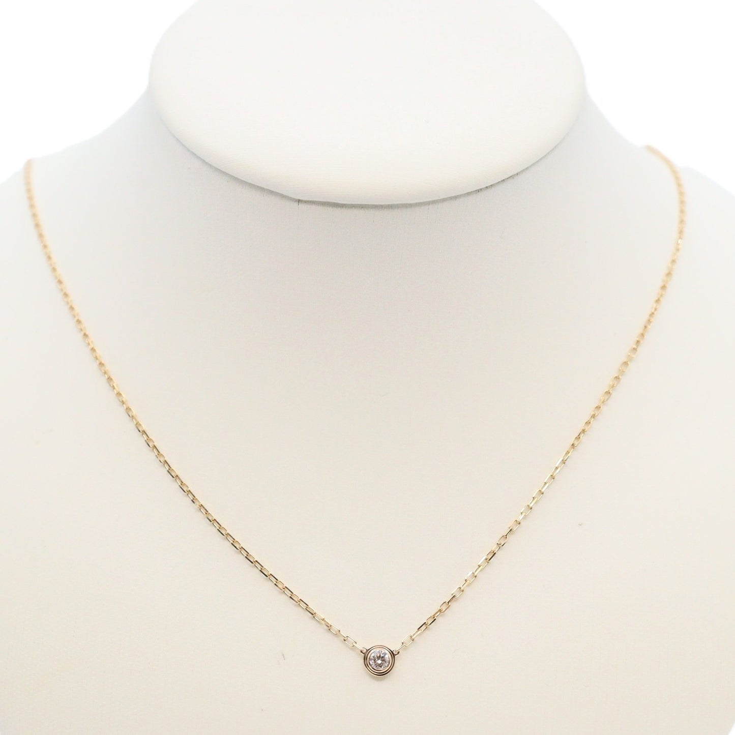 Cartier B7215700 D'amour Pendant Diamond, Small Model Necklace