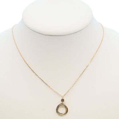 Cartier B7223500 Trinity Pendant, 1 Diamond Necklace