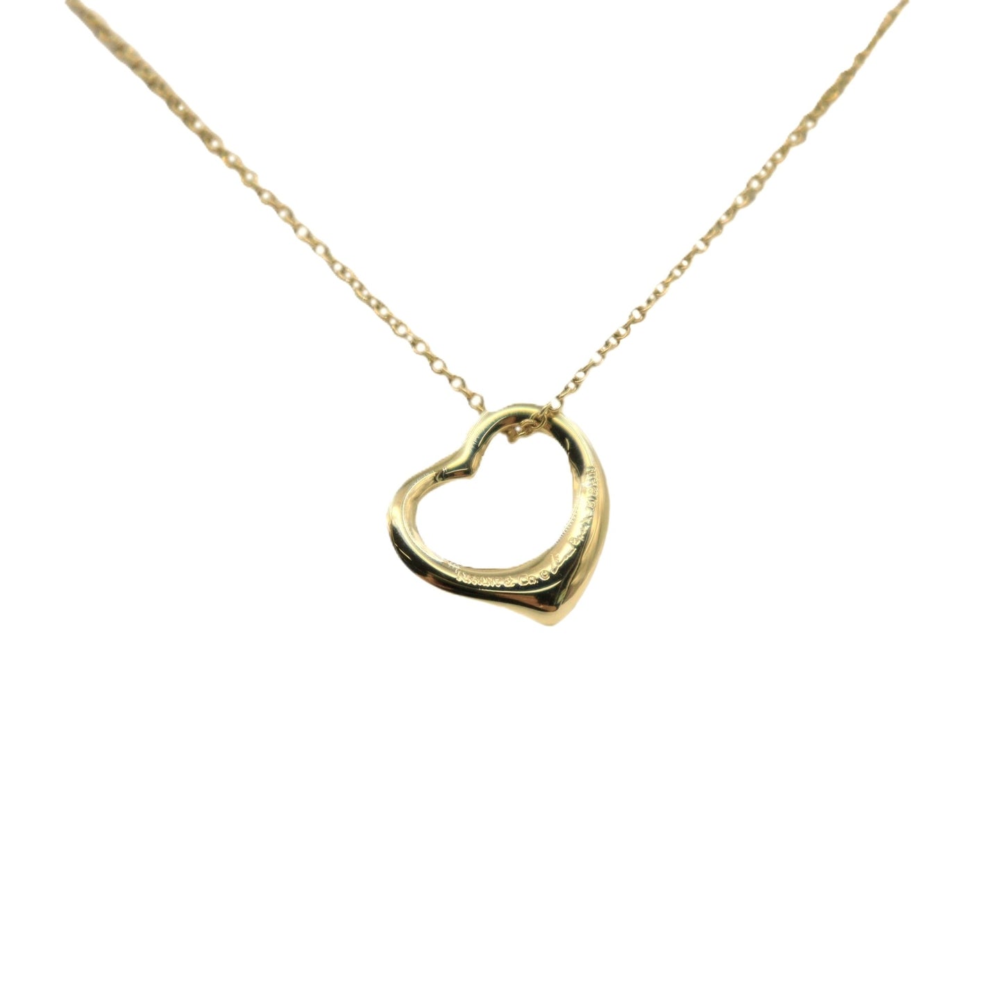 Tiffany & Co 60018198 Elsa Peretti Open Heart Necklace