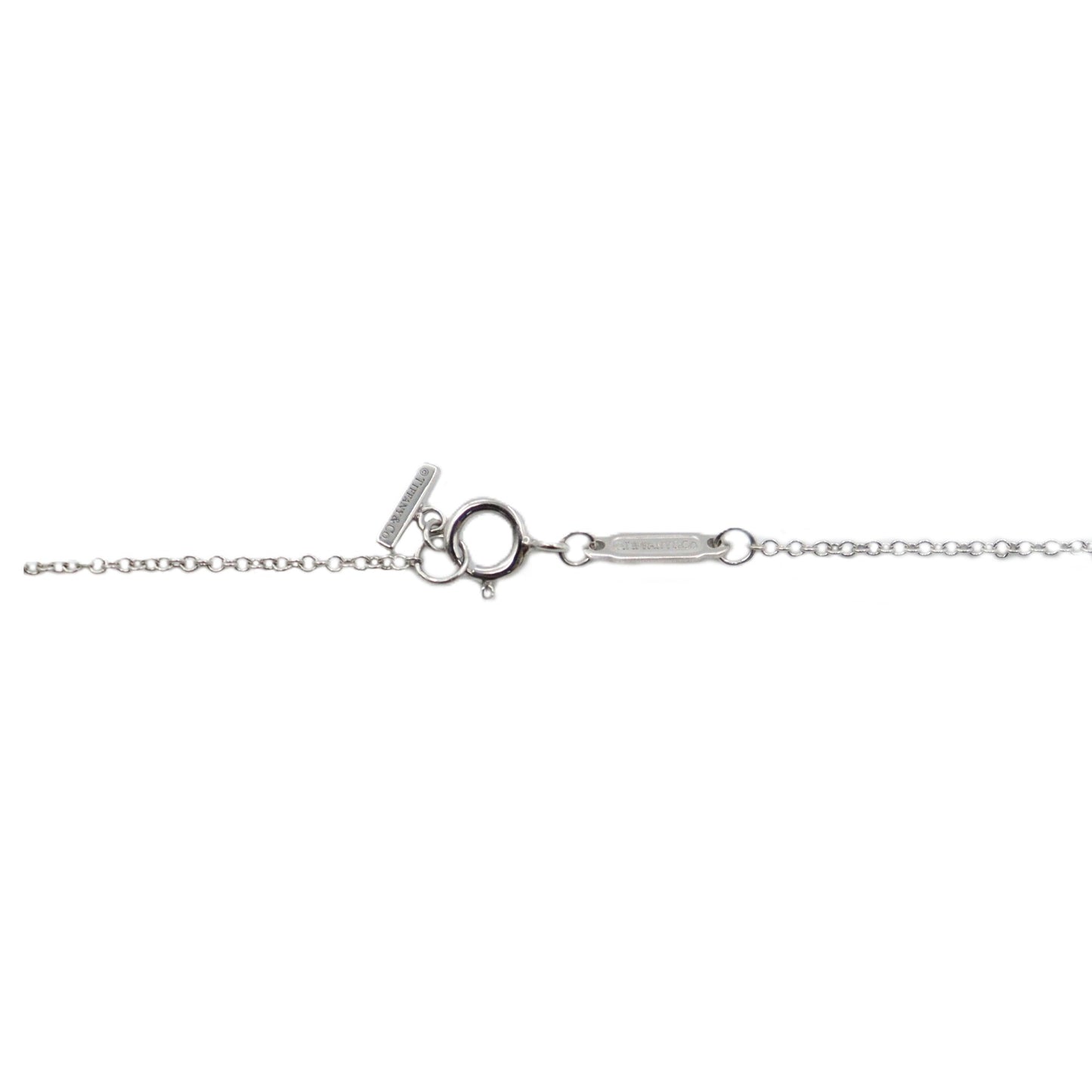 Tiffany & Co 63842842 Mini T Smile Pendant Necklace