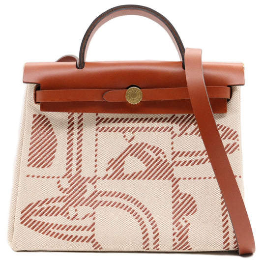 Hermes Herbag Zip 31 Brides de Gala Brick 2way Shoulder
