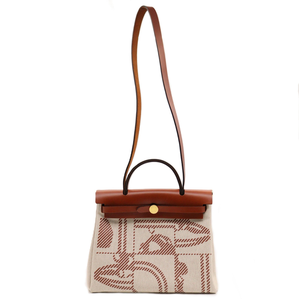 Hermes Herbag Zip 31 Brides de Gala Brick 2way Shoulder