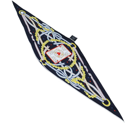 Hermes Dame de Coeur nano Losange Scarf