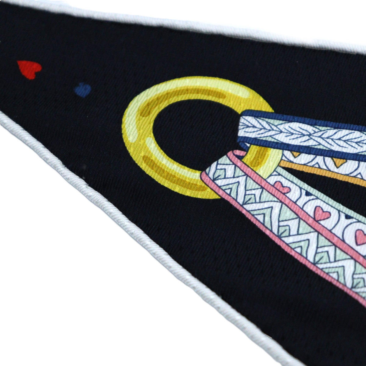 Hermes Dame de Coeur nano Losange Scarf