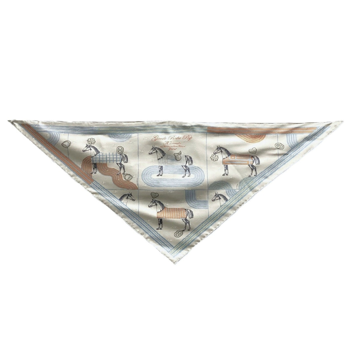 Hermes Garde-Robe Pop Charm Triangle Scarf