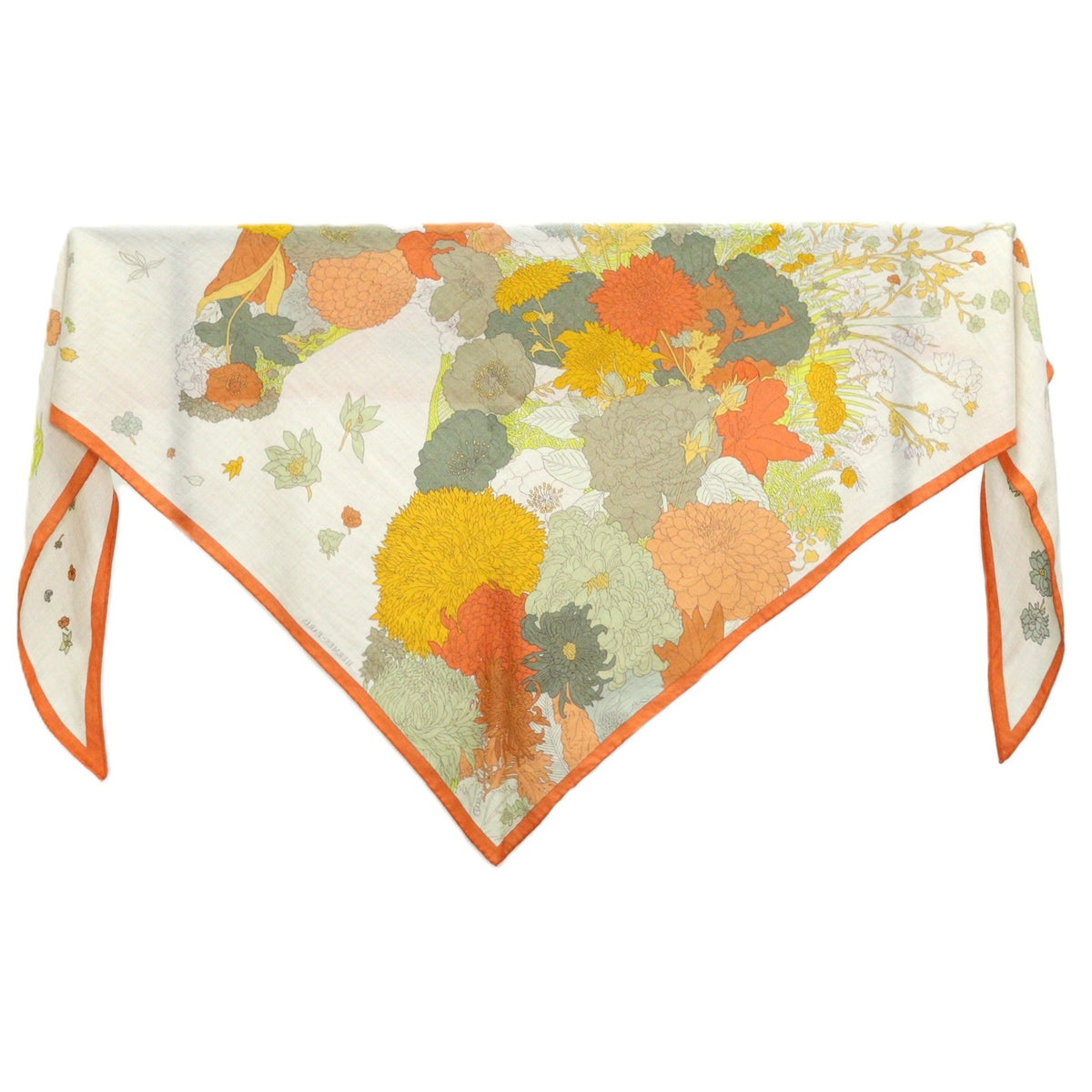 Hermes Robe Legere Maxi Triangle Scarf