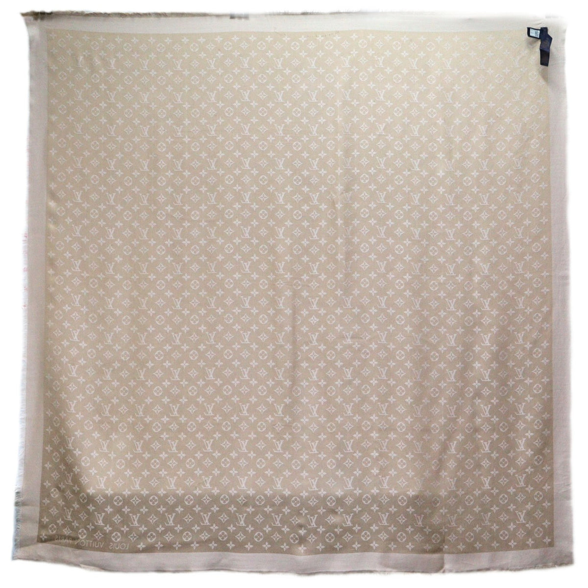 Louis Vuitton Monogram Denim Shawl Scarf M76068