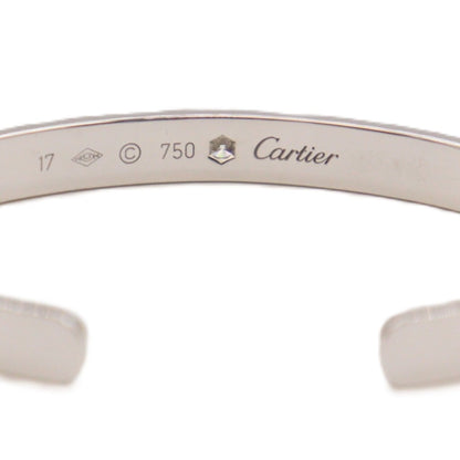 Cartier B6029900 Love, Open Classic Model 1 Paved Diamond Bracelet