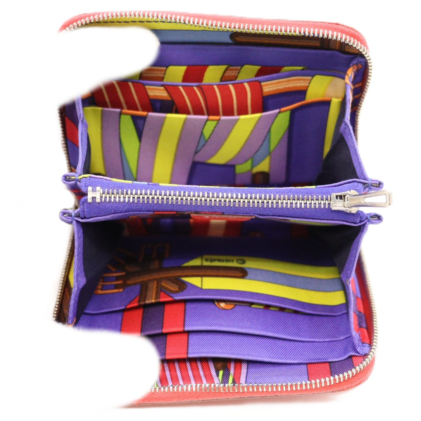 Hermes Silk In Compact Wallet