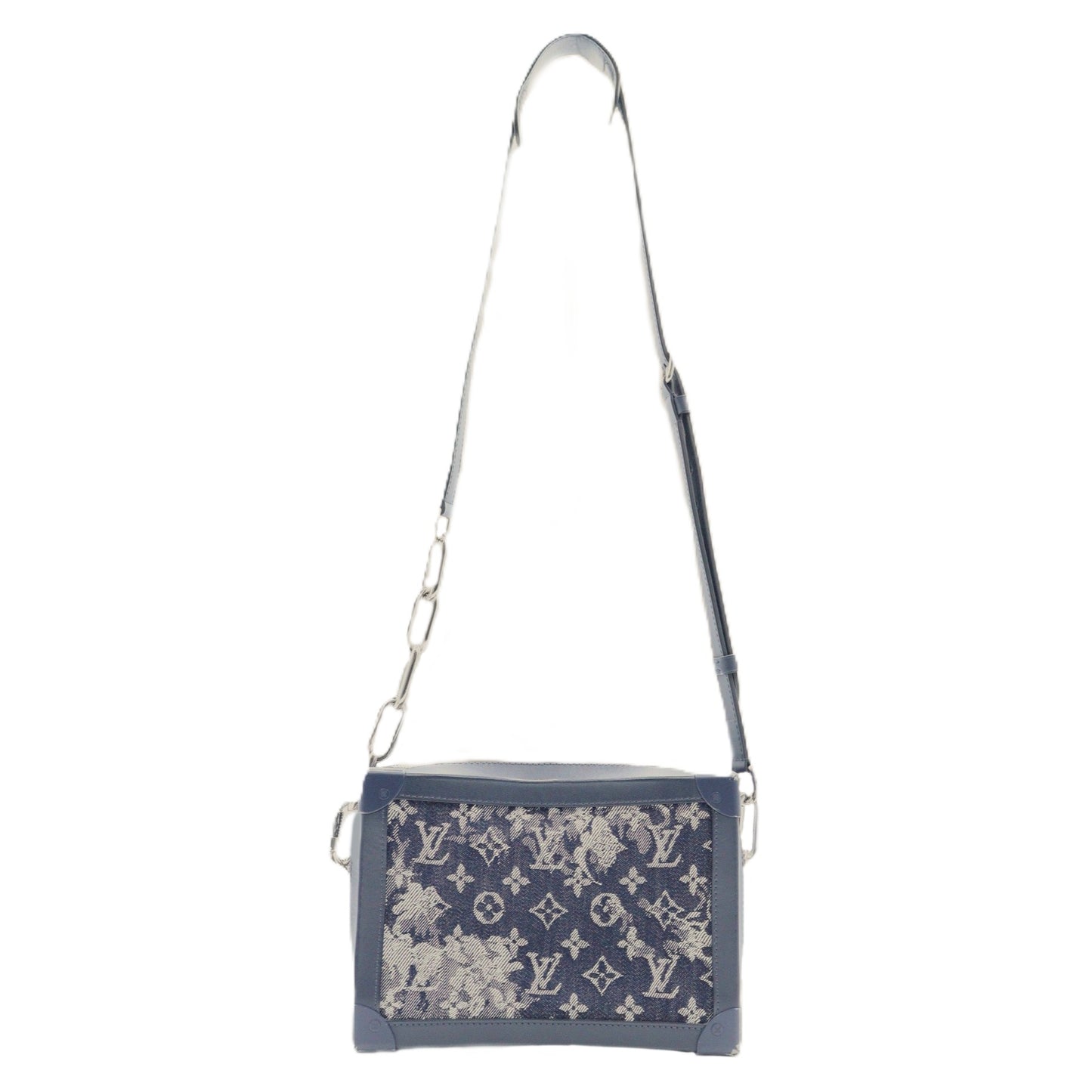 Louis Vuitton Tapestr Soft Trunk Chain Shoulder M57283