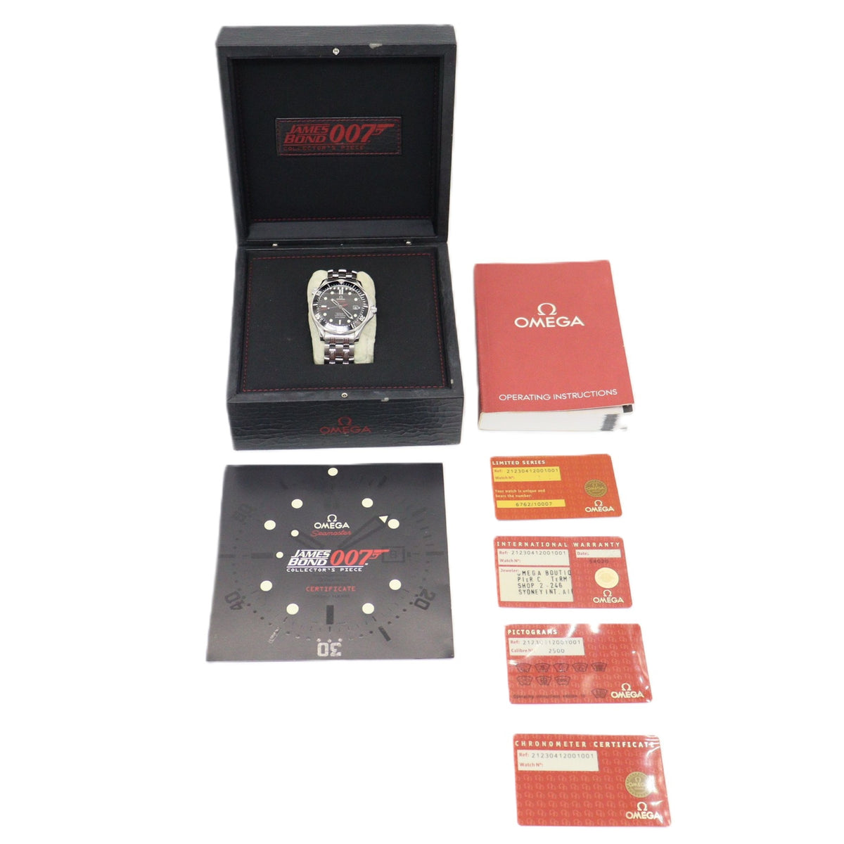 Omega Seamaster Diver 300M Chronometer "James Bond" Limited Edition Automatic 212.30.41.20.01.001