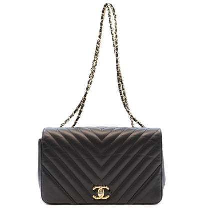 Chanel Chevron Flap Chain Shoulder A91587