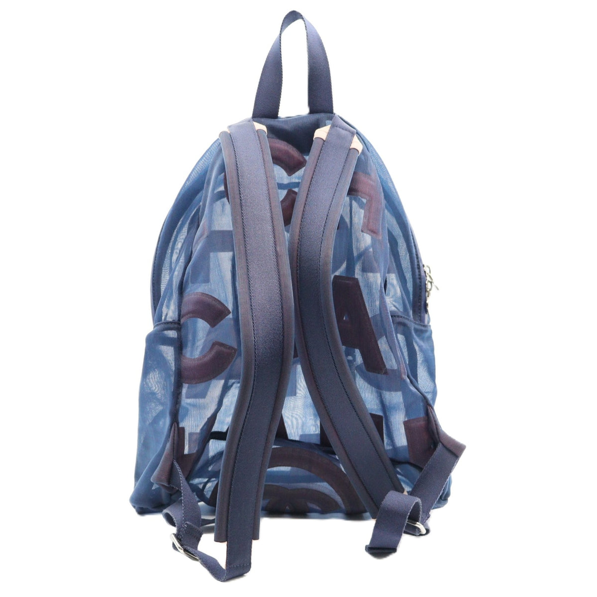 Chanel Logo Mesh Backpack AS0422