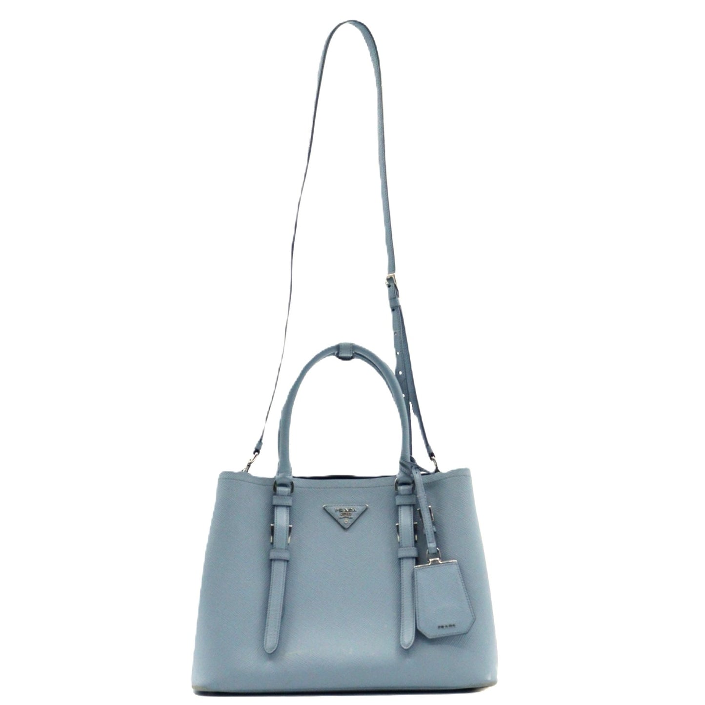 Prada Saffiano Cuir Double 2way Shoulder