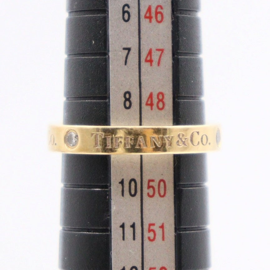 Tiffany & Co 3P Diamond Logo Ring