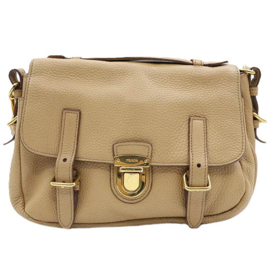Prada Vitello Daino Flap Lock 2way Shoulder BT0951