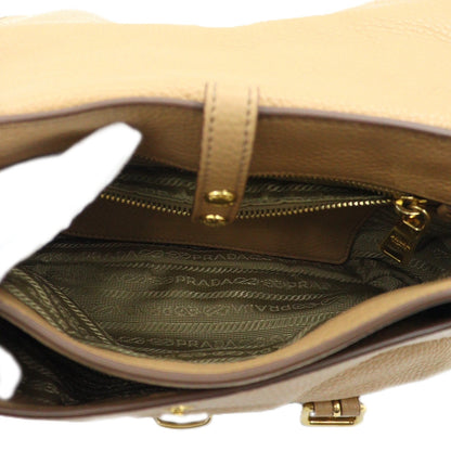Prada Vitello Daino Flap Lock 2way Shoulder BT0951