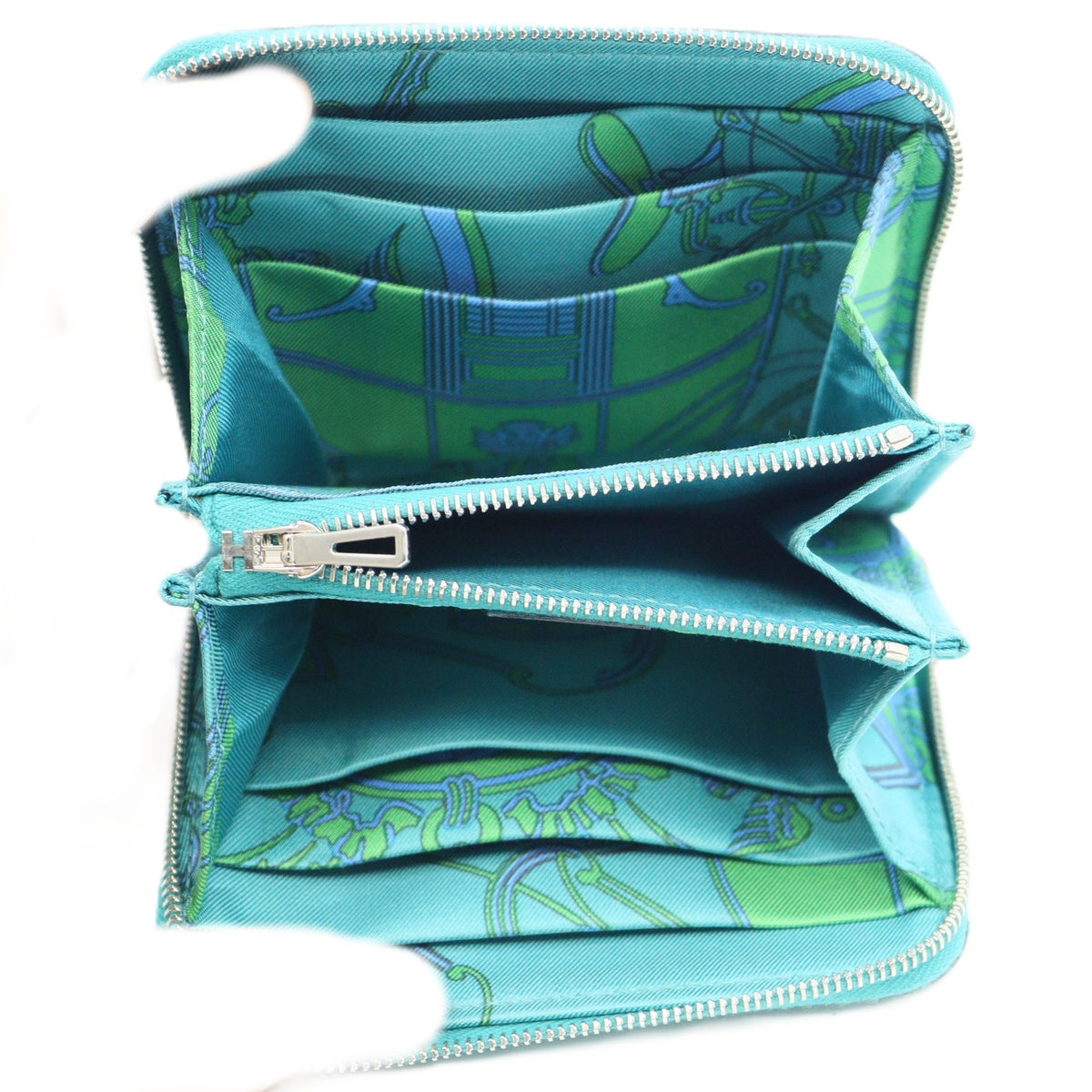 Hermes Silk In Compact Wallet