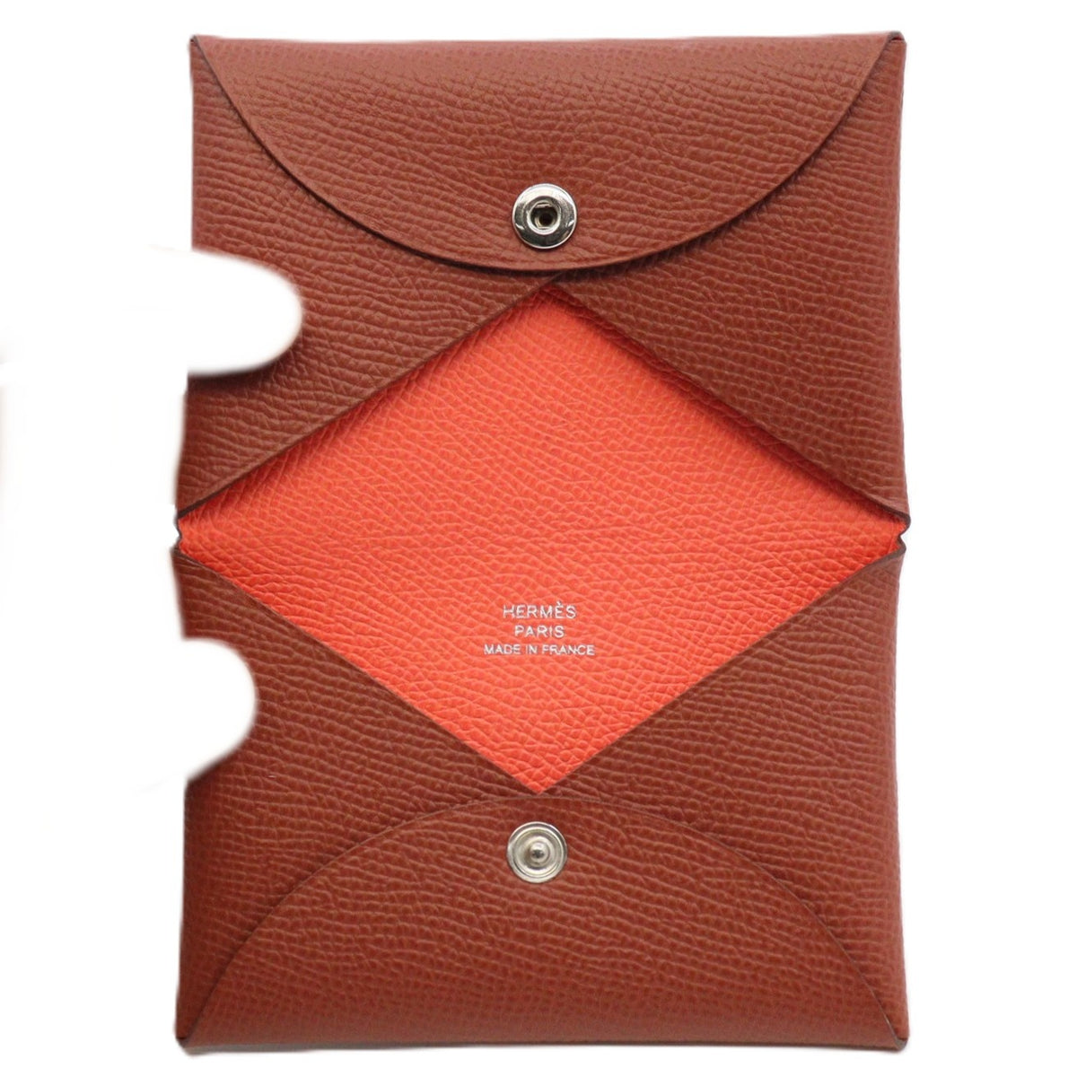 Hermes Calvi Verso Card Case