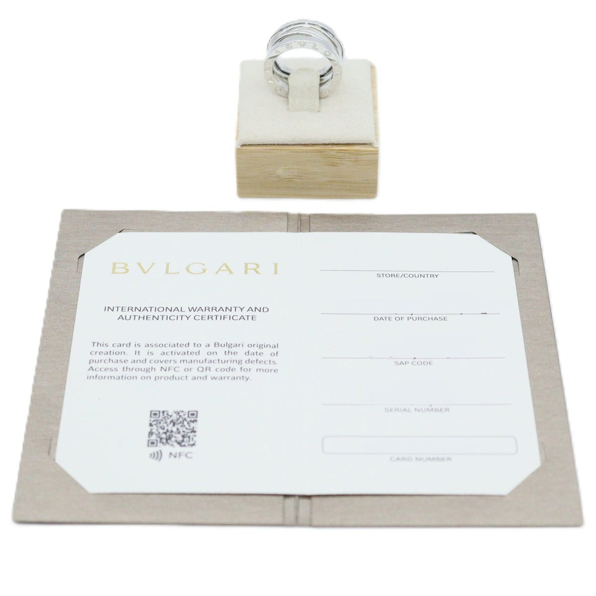 Bvlgari 353765 B.Zero1 Design Legend 3 Band Ring