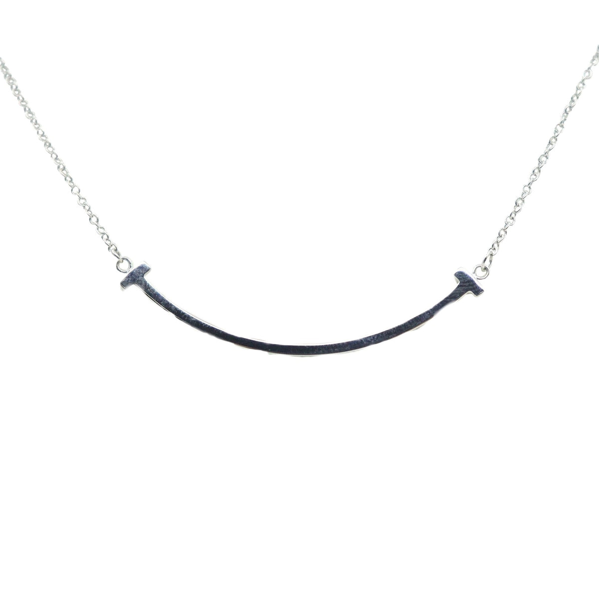 Tiffany & Co 60011677 T Smile Small Necklace