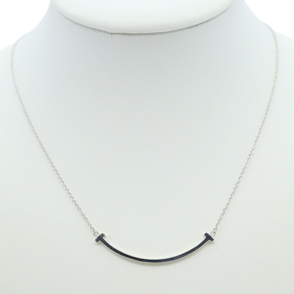 Tiffany & Co 60011677 T Smile Small Necklace