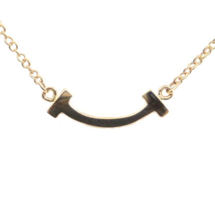 Tiffany & Co 62617721 T Smile Mini Necklace