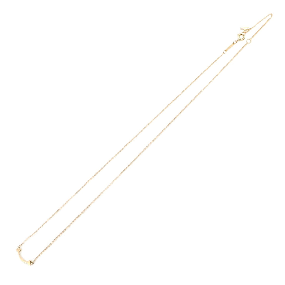 Tiffany & Co 62617721 T Smile Mini Necklace