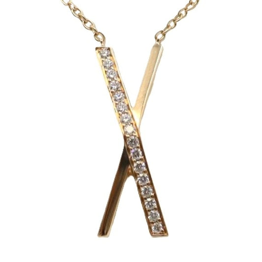 Tiffany & Co 69033849 Atlas X Necklace