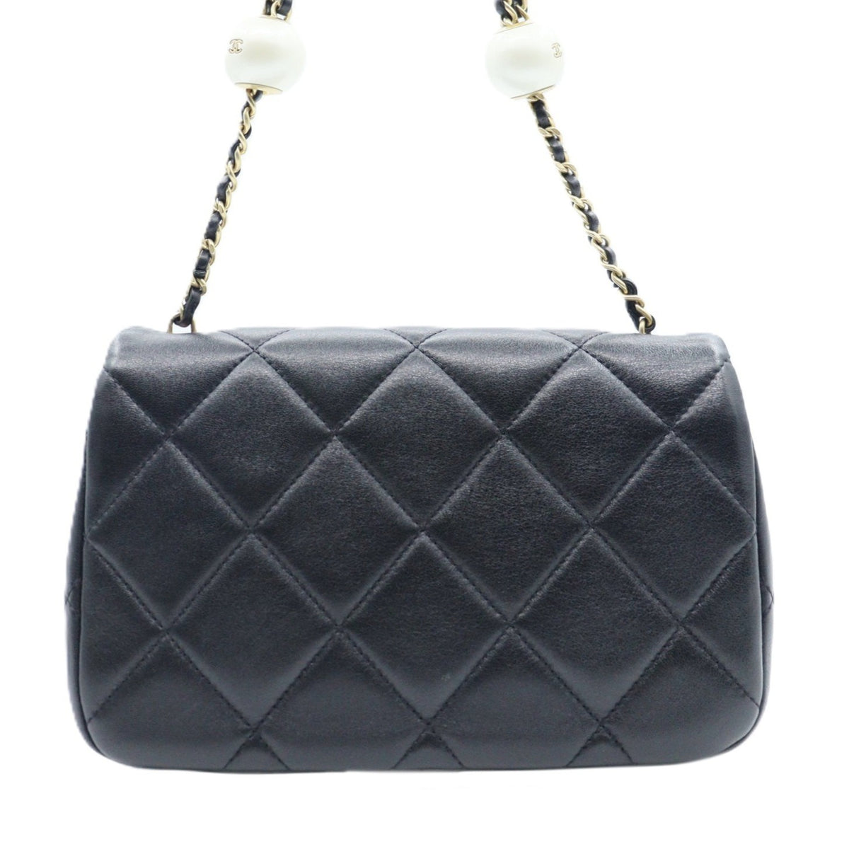 Chanel Seasonal Double Pearl Chain Shoulder AS4861