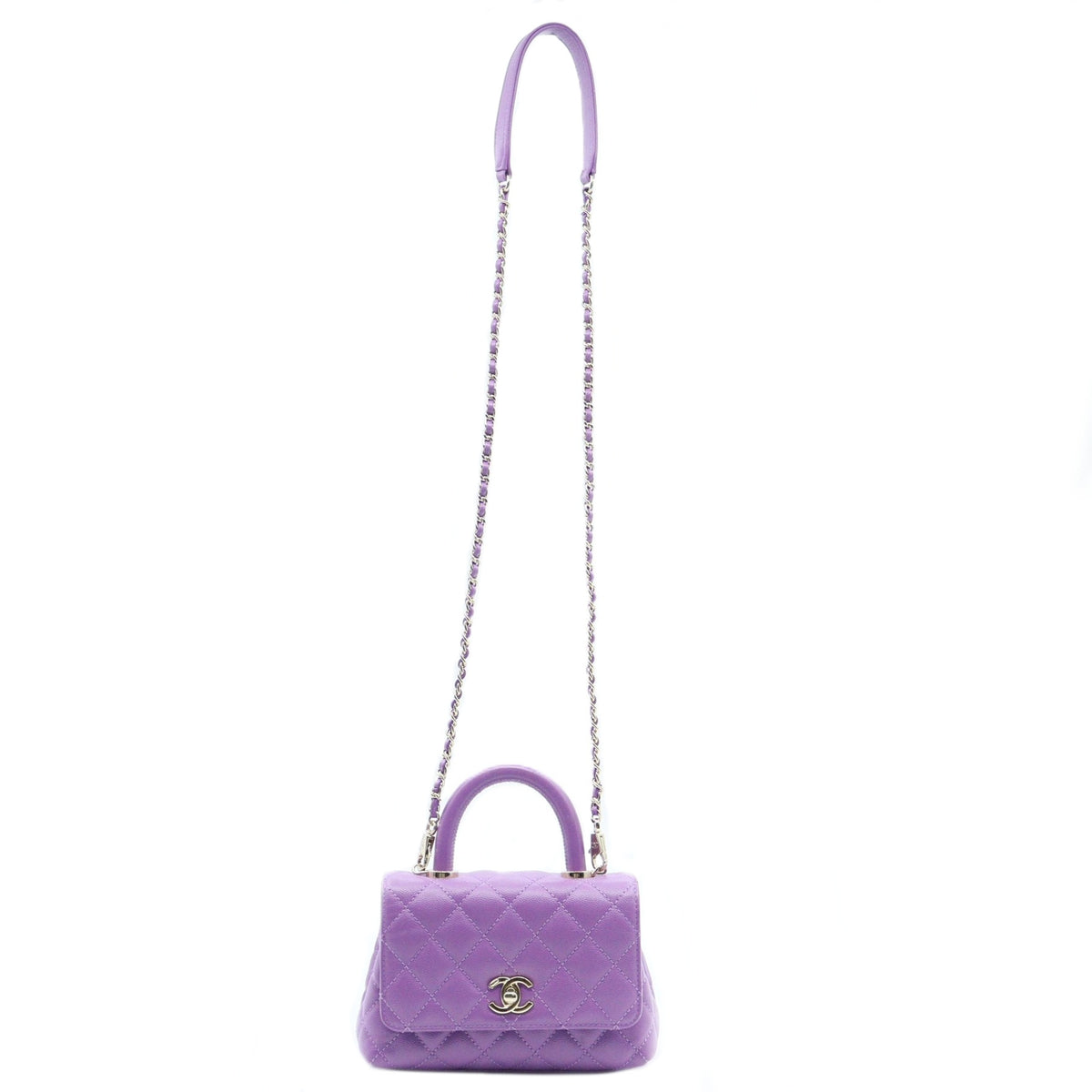 Chanel Mini Coco Handle 2way Shoulder AS2215