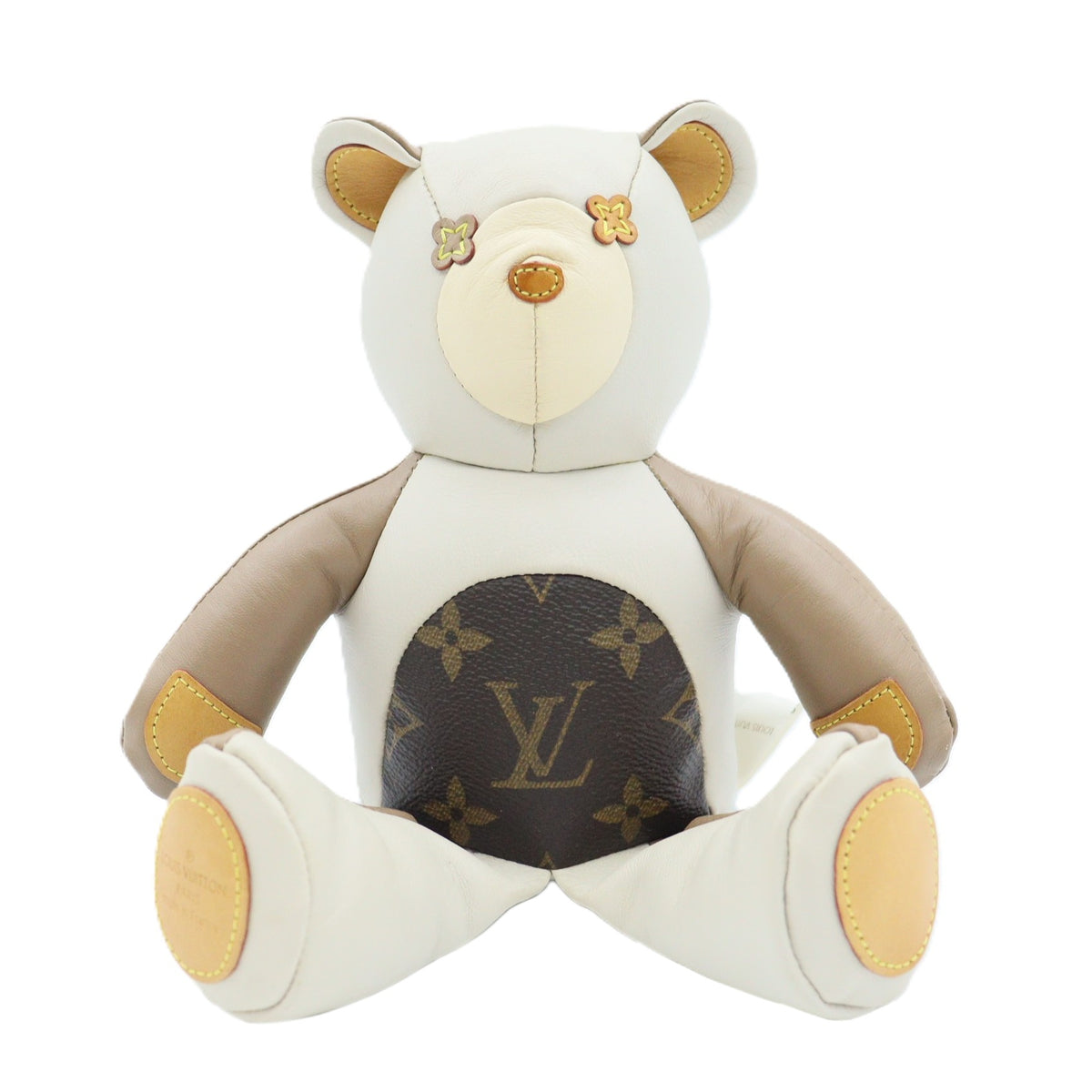 Louis Vuitton Doudou Louis Teddy Bear Leather Plushie GI0142