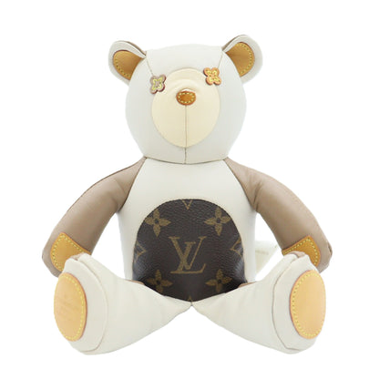 Louis Vuitton Doudou Louis Teddy Bear Leather Plushie GI0142