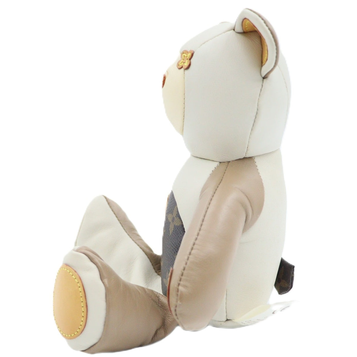 Louis Vuitton Doudou Louis Teddy Bear Leather Plushie GI0142
