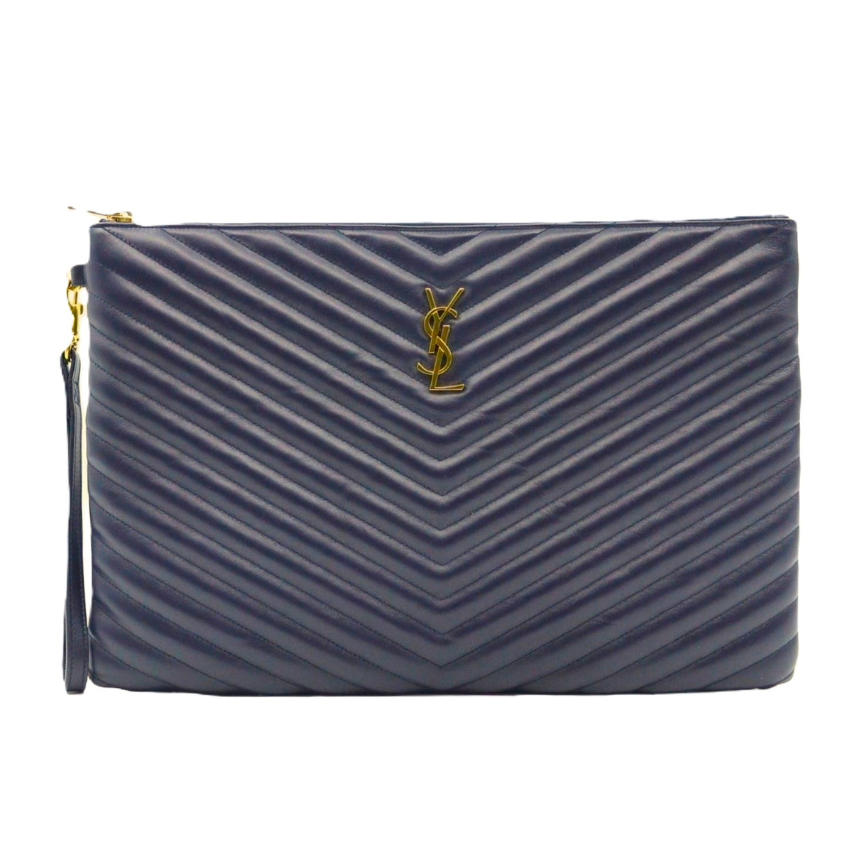 Saint Laurent Cassandre Matelasse Document Holder 440222