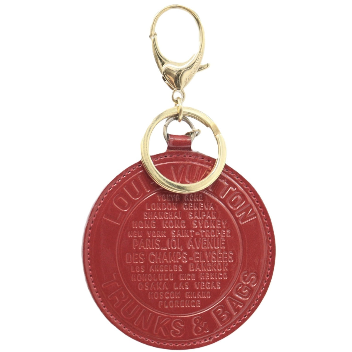 Louis Vuitton Porte-Cles Rond T&B Charm &Key Holder M93605