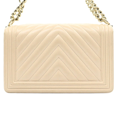 Chanel BoyChanel Chevron Large Chain Shoulder A92193