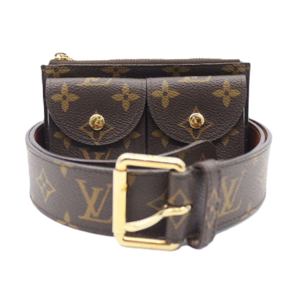 Louis Vuitton Ceinture Pochette Duo Pouch Beltbag M9836
