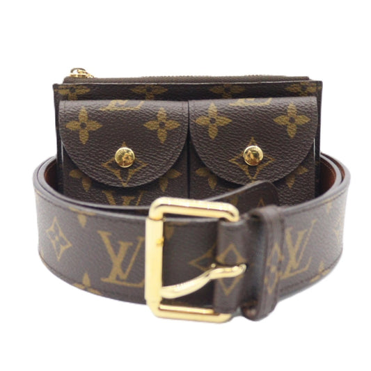 Louis Vuitton Ceinture Pochette Duo Pouch Beltbag M9836