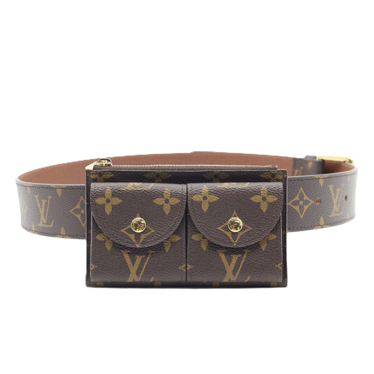 Louis Vuitton Ceinture Pochette Duo Pouch Beltbag M9836