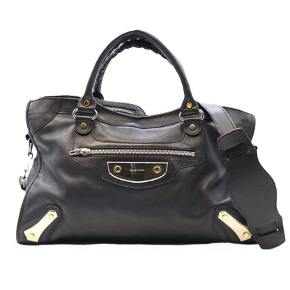 Balenciaga Metal Plate 2 Way Shoulder 420821