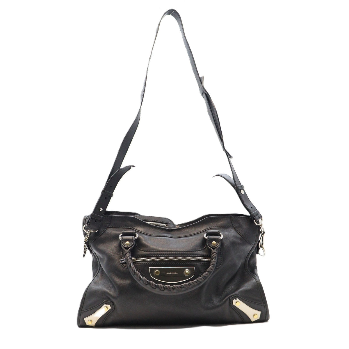 Balenciaga Metal Plate 2 Way Shoulder 420821