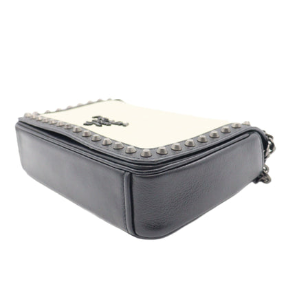 Prada Glace Studded Chain Shoulder 1BD147