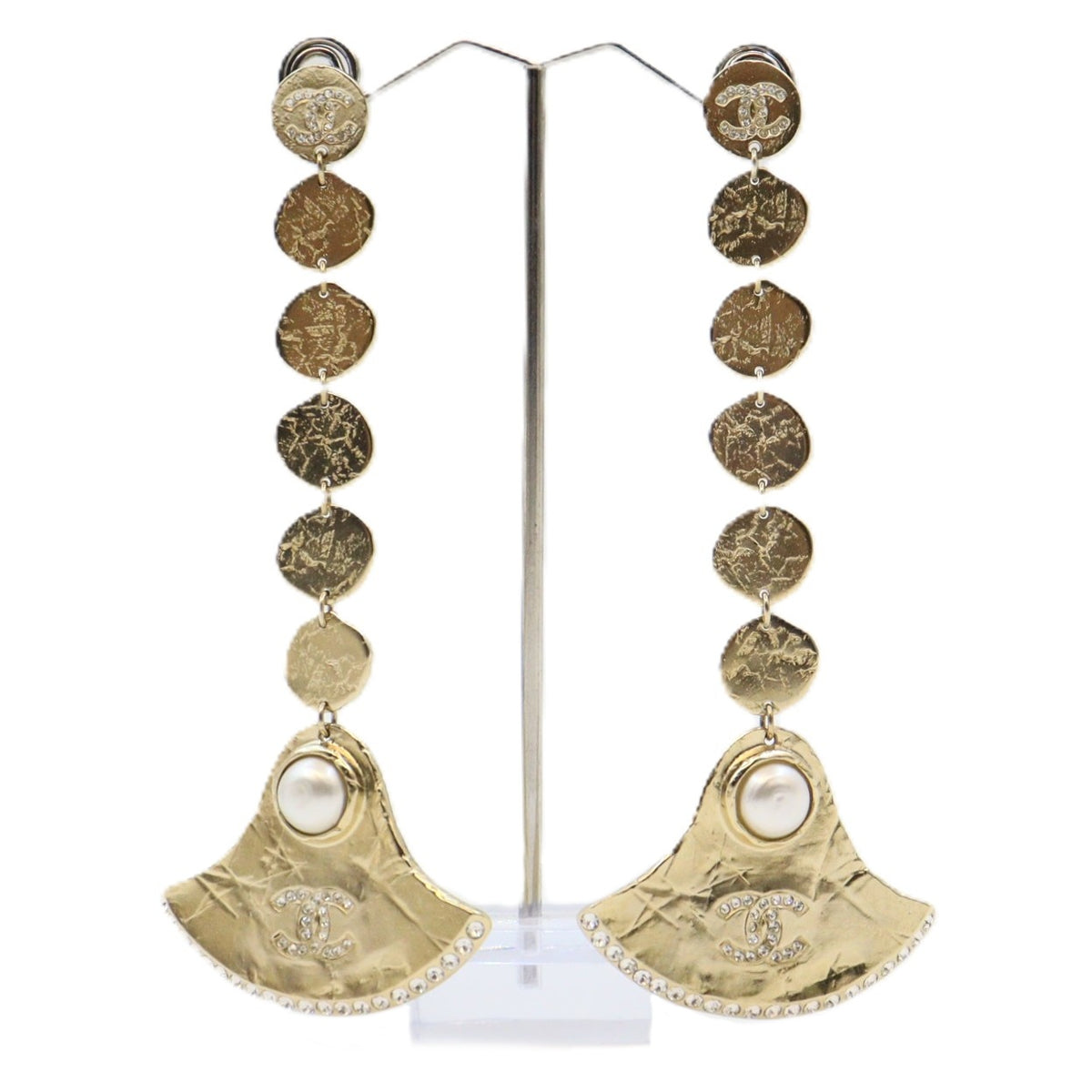 Chanel Ancient Egypt Pearls Earrings AB1607