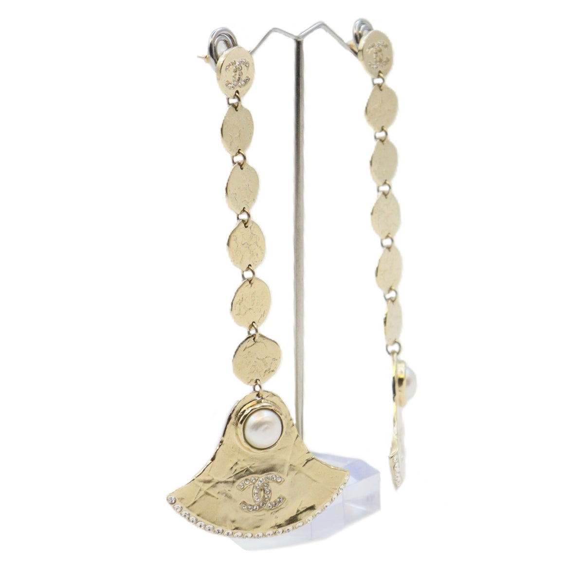 Chanel Ancient Egypt Pearls Earrings AB1607